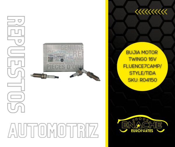 BUJIA MOTOR TWINGO 16 VALVULAS/FLUENCE/CAMPUS/TIIDA X4