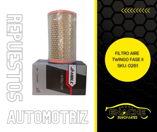 FILTRO AIRE TWINGO  FASE II 7701065985