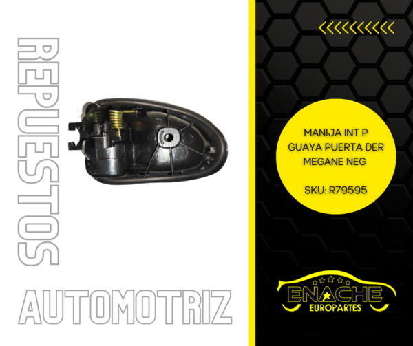 MANIJA INT P/GUAYA PUERTA DER MEGANE NEGRA