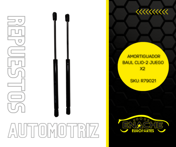 AMORTIGUADOR BAUL CLIO-2 juego x2