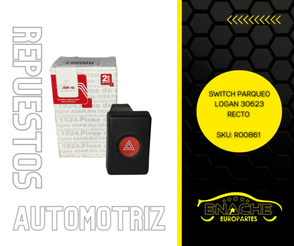 SWITCH PARQUEO LOGAN 30623 RECTO
